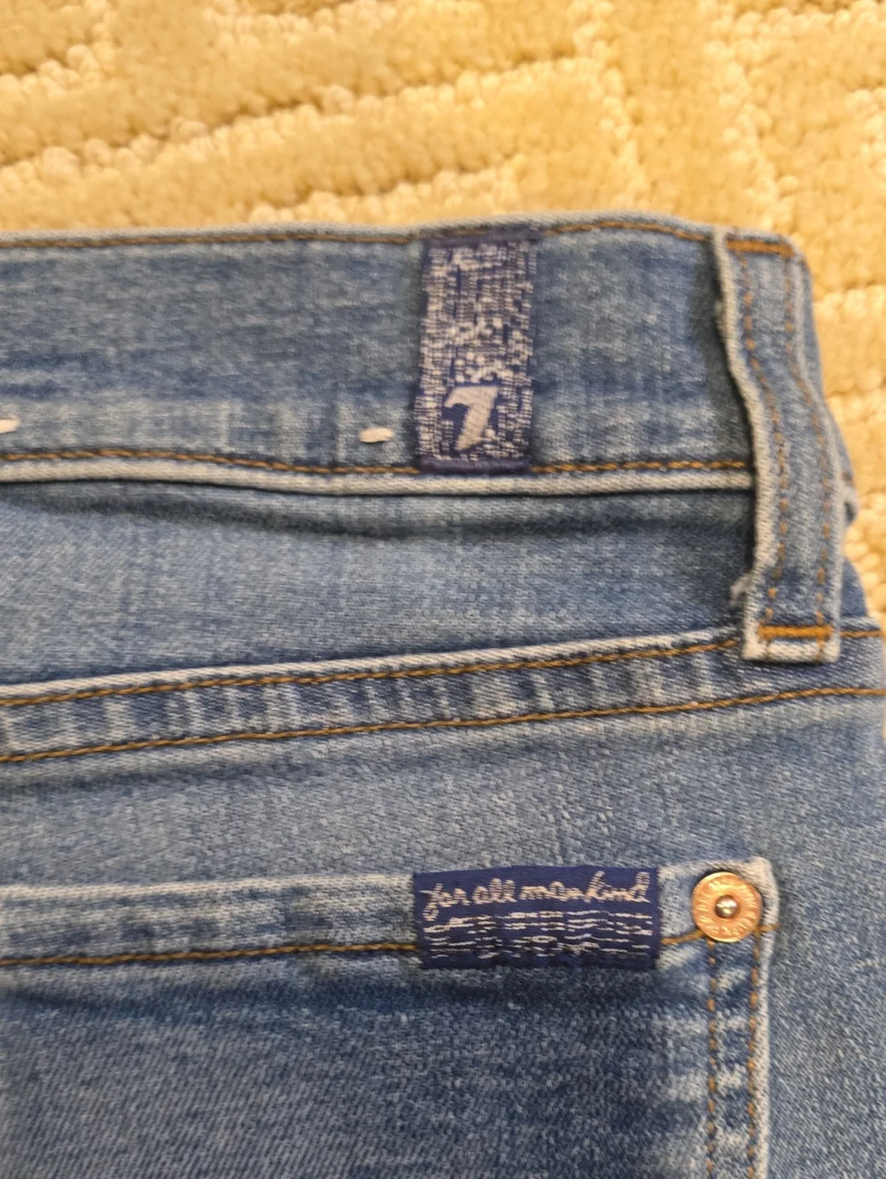 7 For All Mankind Classic Blue Women's Skinny Jeans- Waist 27